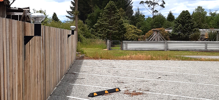 Fence Mounted Solar Light