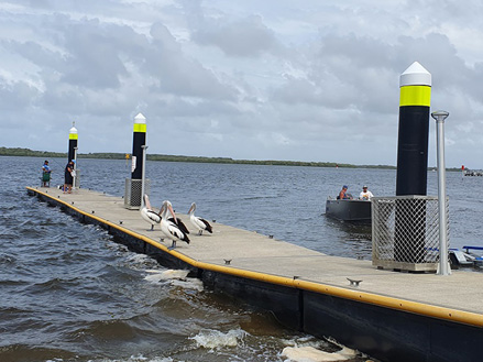 Solar Pontoon Lighting - Dept of Transport QLD